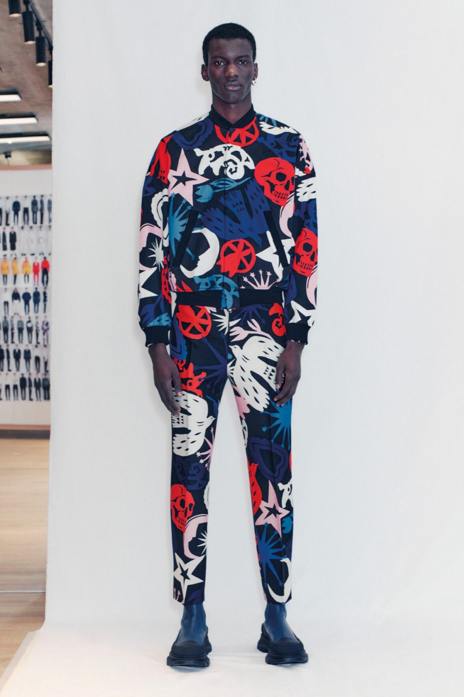 Alexander McQueen Sonbahar 2021 Erkek Giyim Koleksiyonu