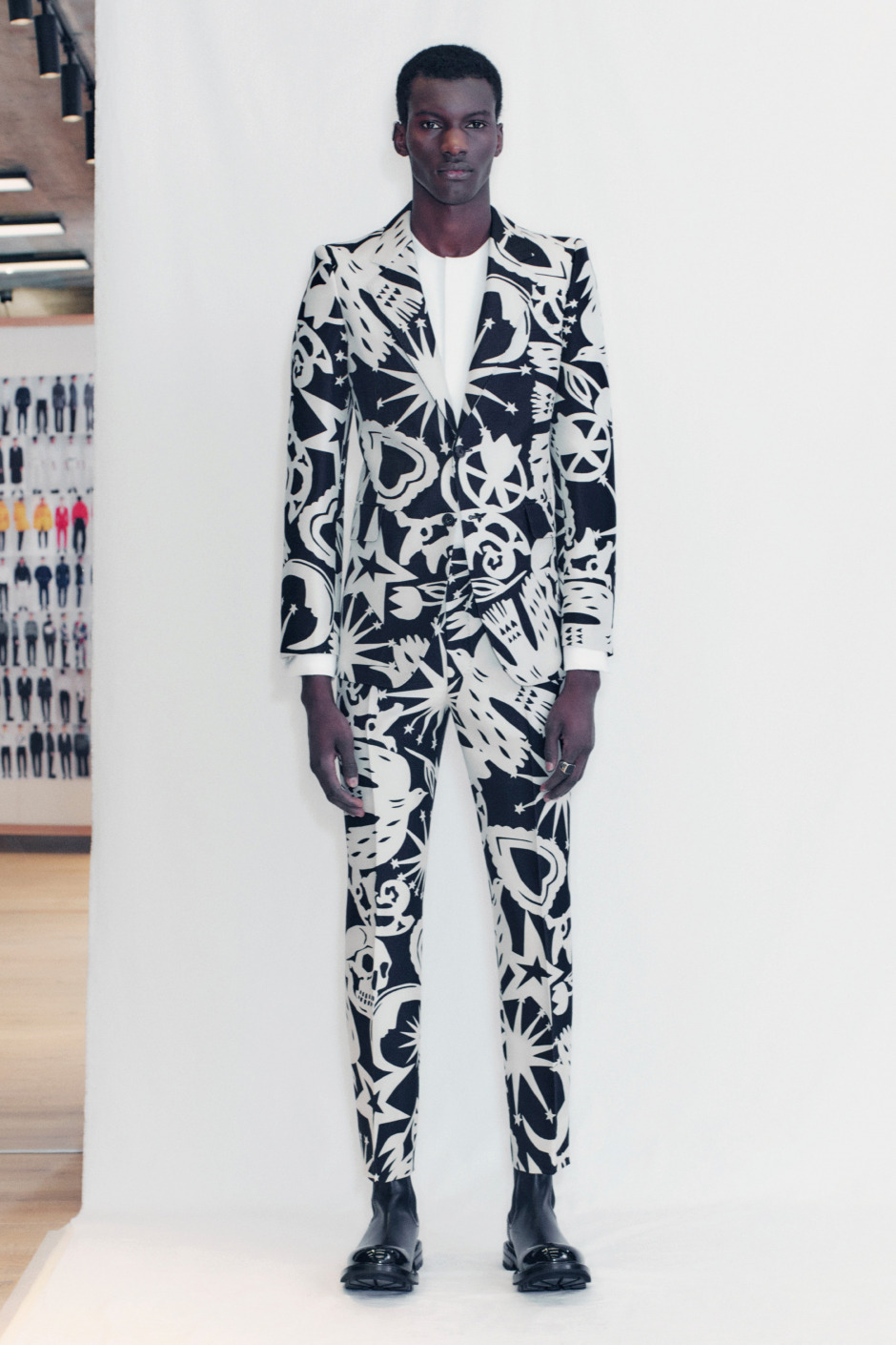 Alexander McQueen Sonbahar 2021 Erkek Giyim Koleksiyonu