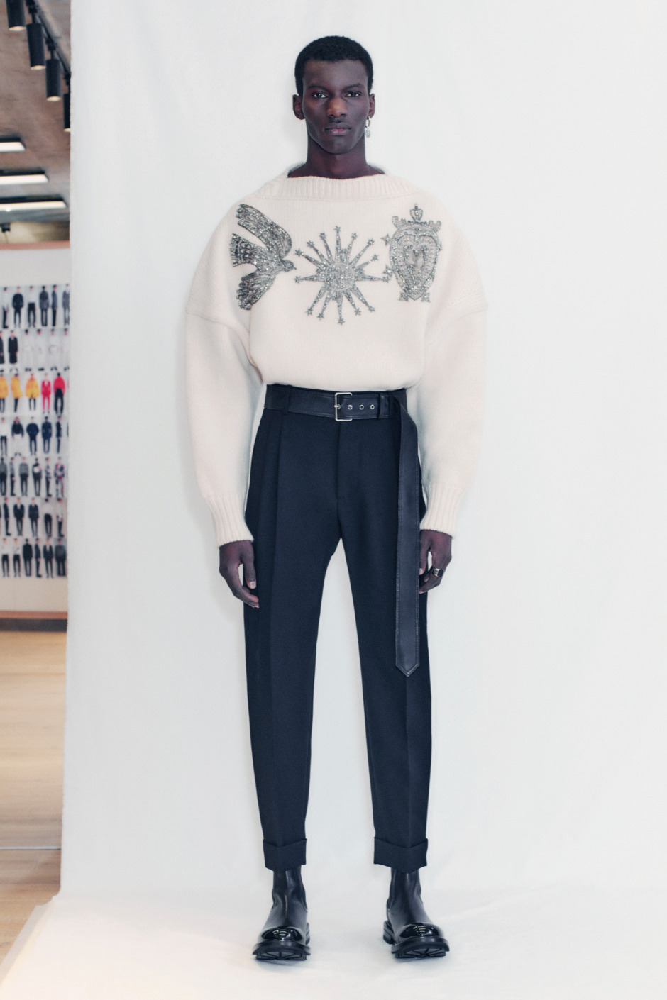 Alexander McQueen Sonbahar 2021 Erkek Giyim Koleksiyonu