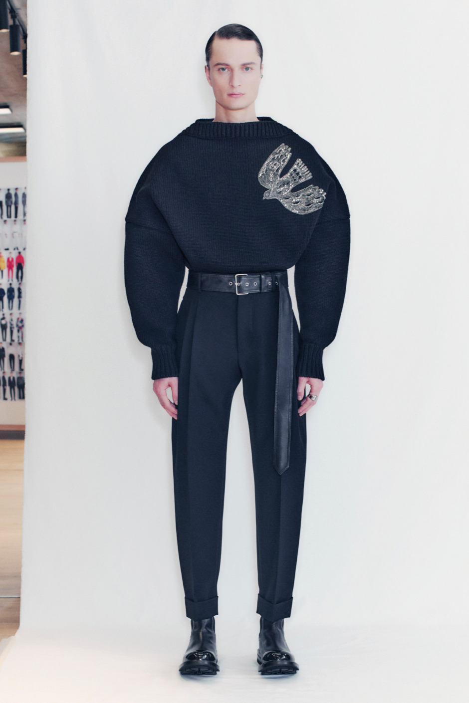 Alexander McQueen Sonbahar 2021 Erkek Giyim Koleksiyonu