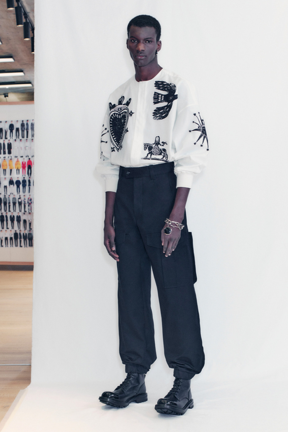 Alexander McQueen Sonbahar 2021 Erkek Giyim Koleksiyonu