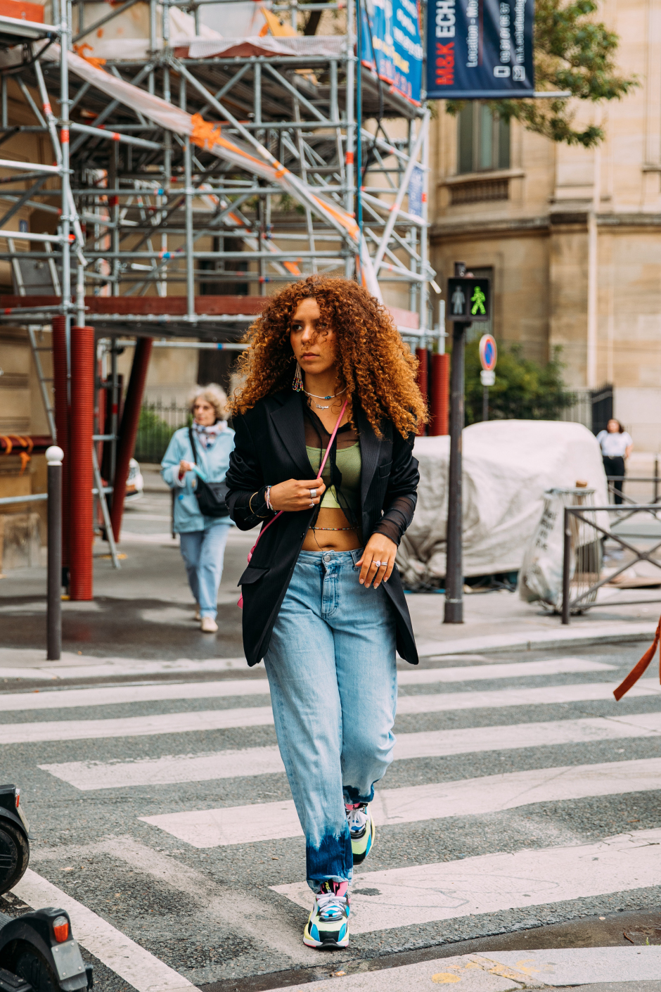 Paris Erkek Moda Haftası İlkbahar/Yaz 2022 Sokak Stili