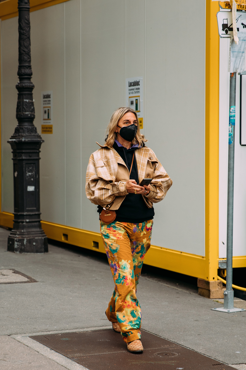 Paris Erkek Moda Haftası İlkbahar/Yaz 2022 Sokak Stili