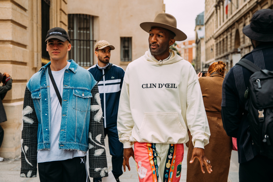 Paris Erkek Moda Haftası İlkbahar/Yaz 2022 Sokak Stili