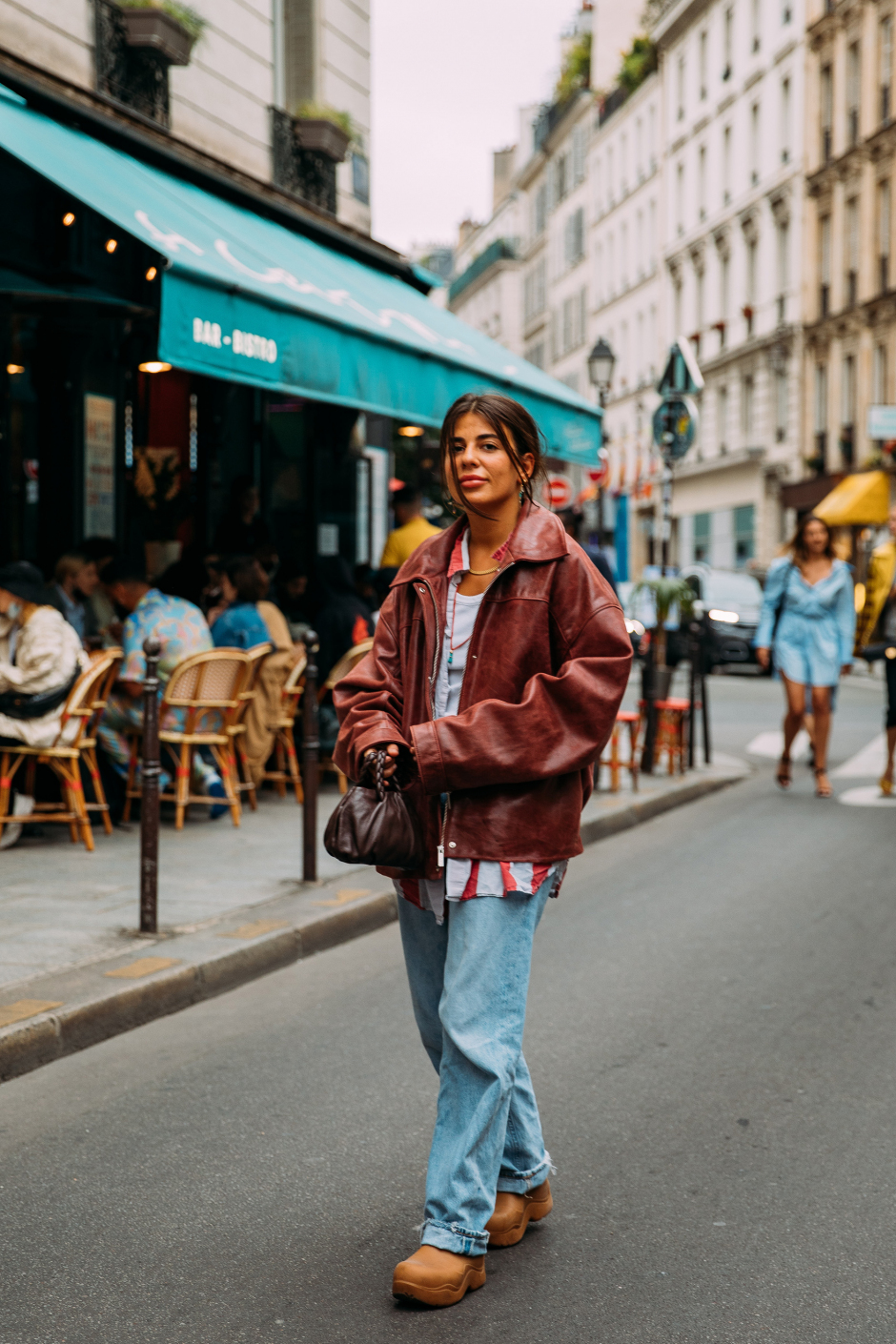 Paris Erkek Moda Haftası İlkbahar/Yaz 2022 Sokak Stili