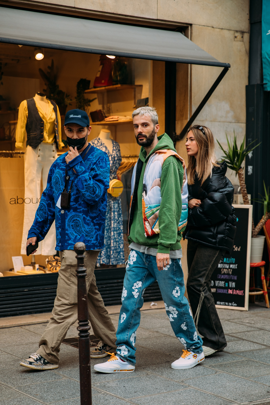 Paris Erkek Moda Haftası İlkbahar/Yaz 2022 Sokak Stili