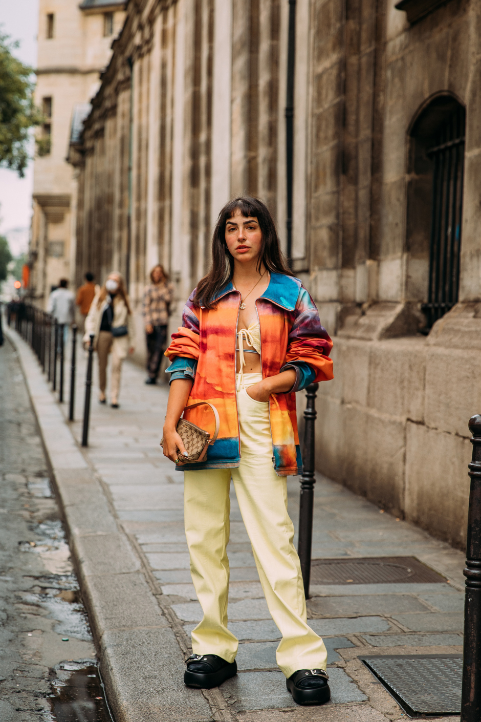 Paris Erkek Moda Haftası İlkbahar/Yaz 2022 Sokak Stili