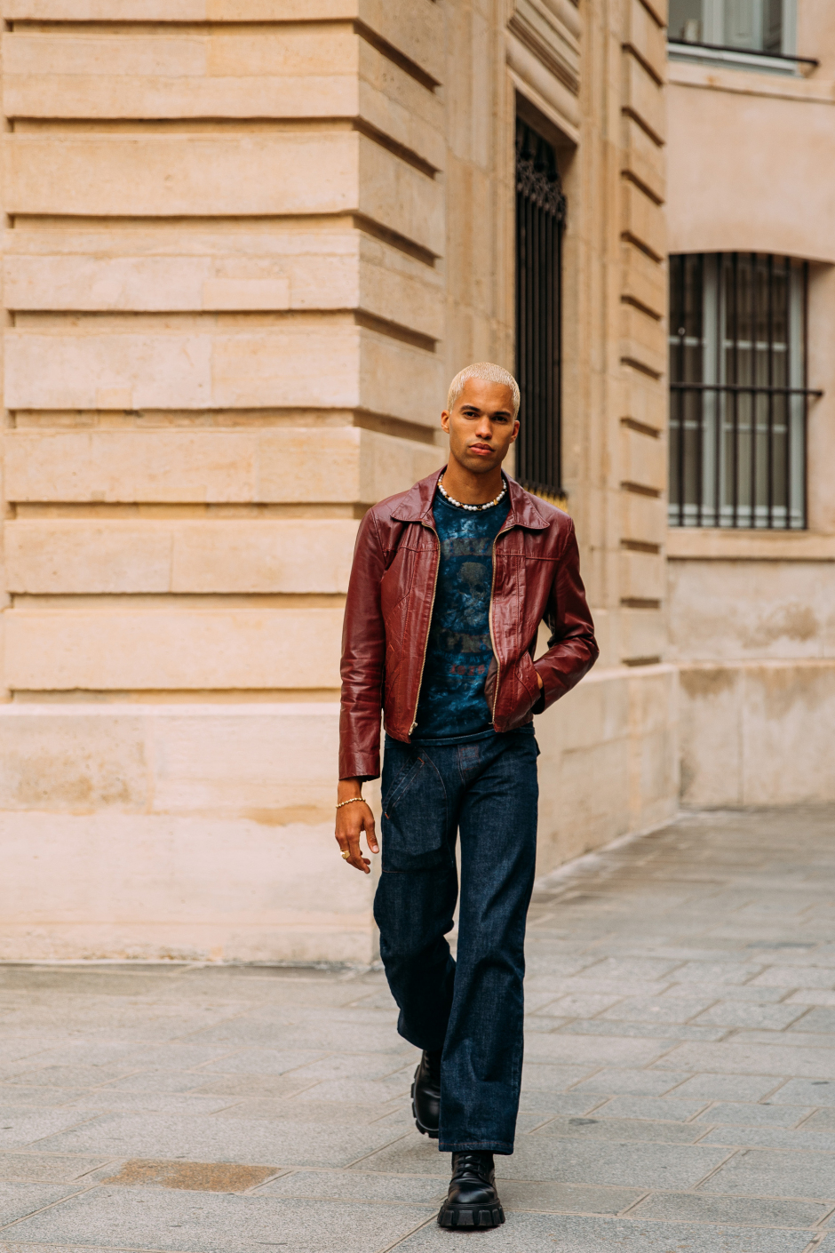 Paris Erkek Moda Haftası İlkbahar/Yaz 2022 Sokak Stili