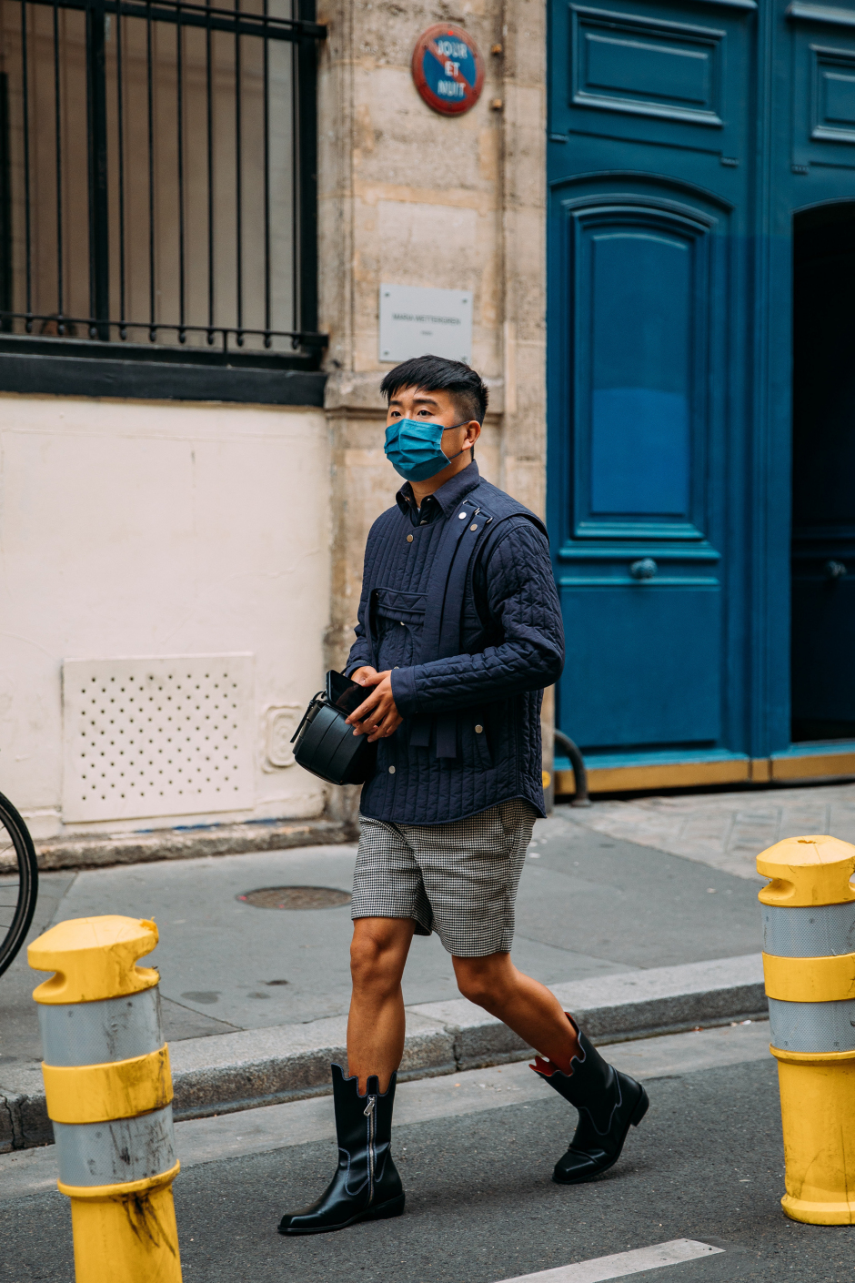 Paris Erkek Moda Haftası İlkbahar/Yaz 2022 Sokak Stili