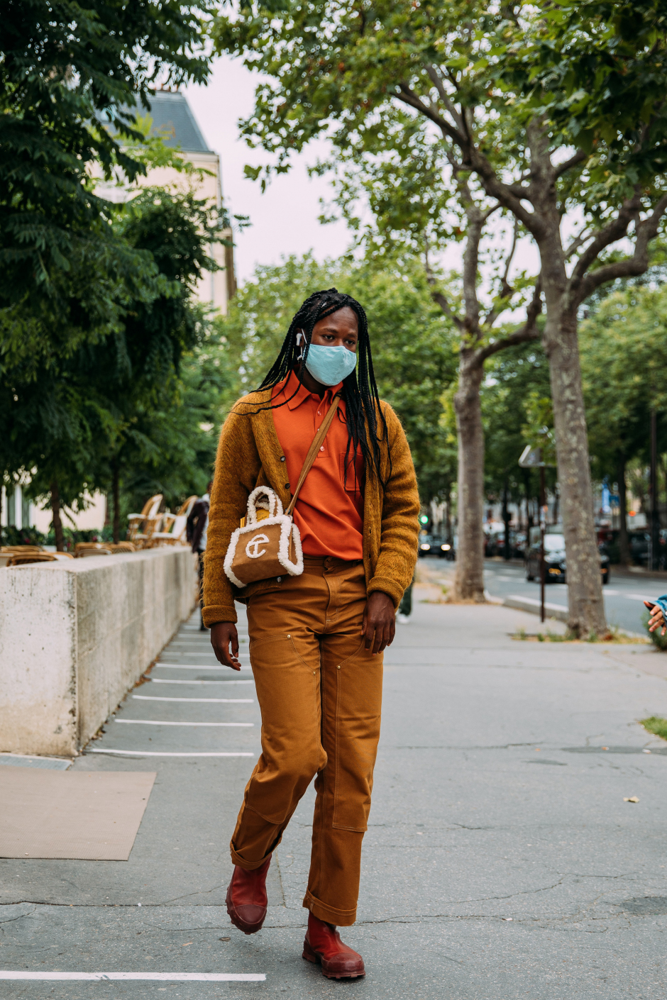 Paris Erkek Moda Haftası İlkbahar/Yaz 2022 Sokak Stili