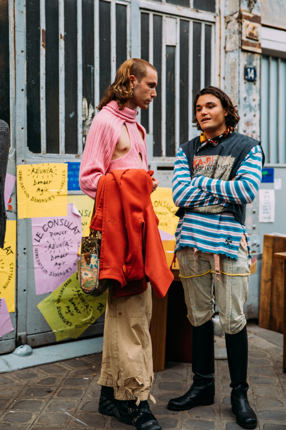 Paris Erkek Moda Haftası İlkbahar/Yaz 2022 Sokak Stili