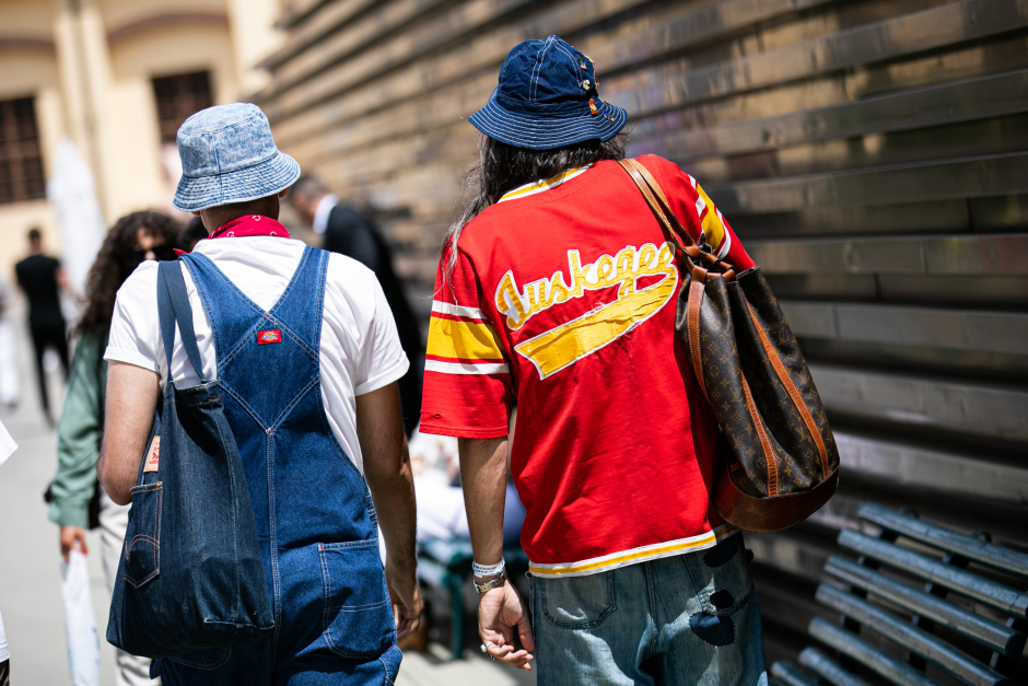 Pitti Uomo İlkbahar 2022'den Sokak Stilleri