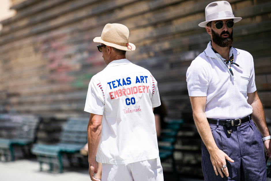 Pitti Uomo İlkbahar 2022'den Sokak Stilleri