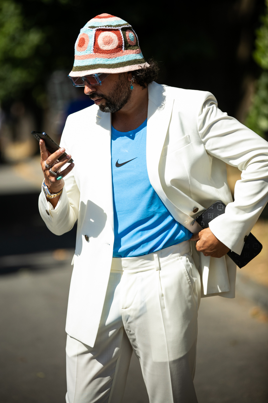 Pitti Uomo İlkbahar 2022'den Sokak Stilleri