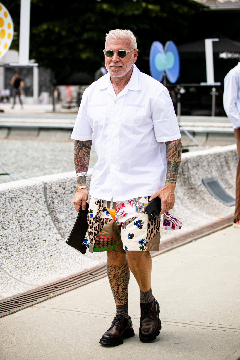 Pitti Uomo İlkbahar 2022'den Sokak Stilleri