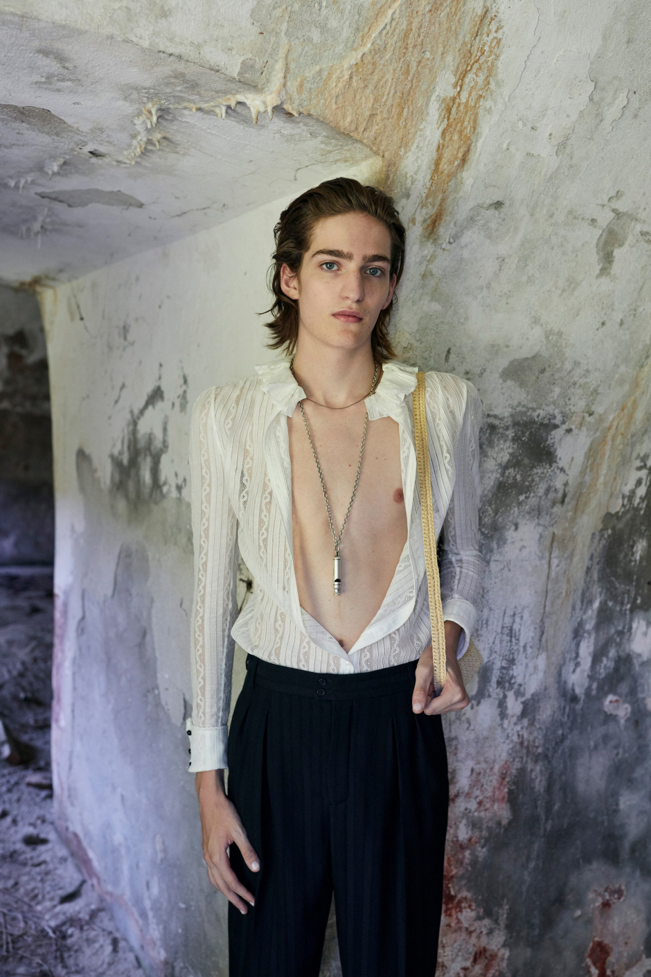 Saint Laurent İlkbahar 2022 Erkek Giyim Koleksiyonu