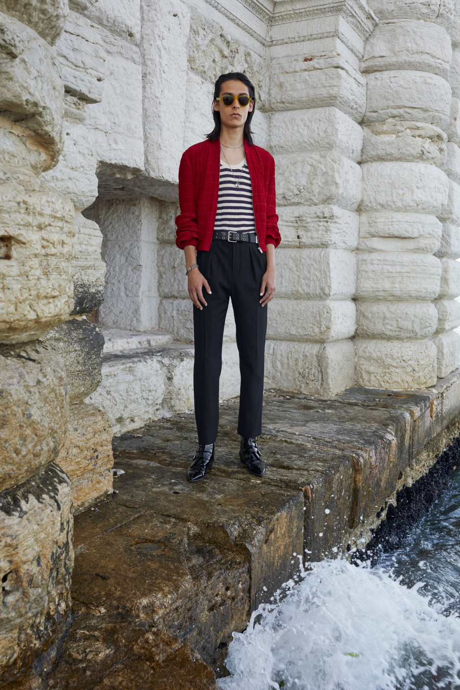 Saint Laurent İlkbahar 2022 Erkek Giyim Koleksiyonu