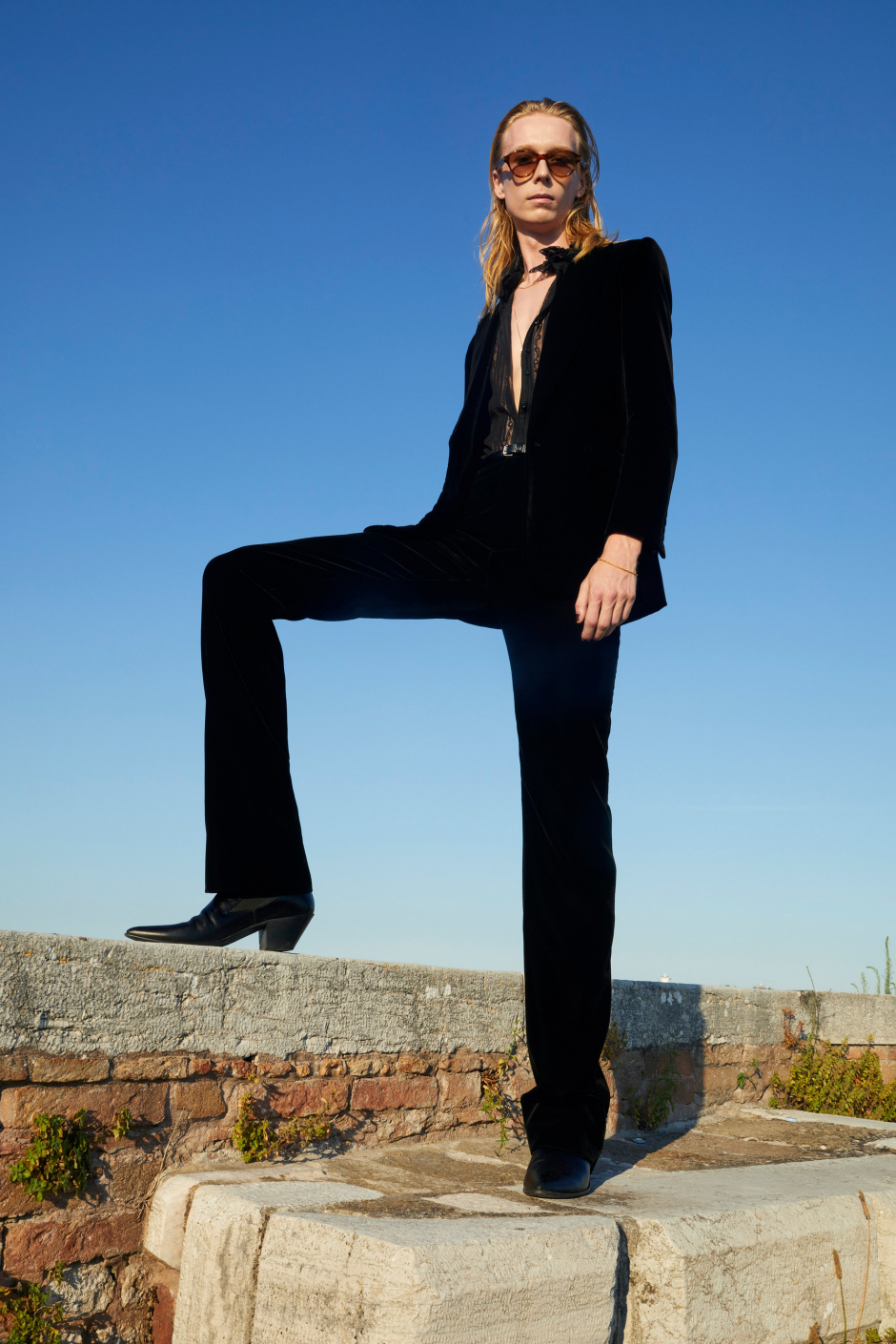 Saint Laurent İlkbahar 2022 Erkek Giyim Koleksiyonu