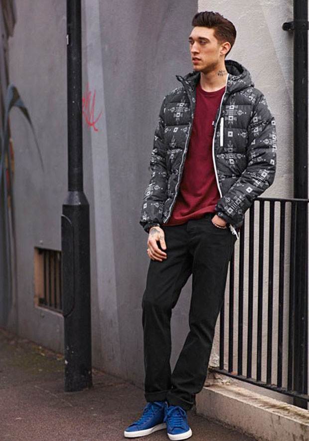 Adidas Originals Blue ile mavi sonbahar