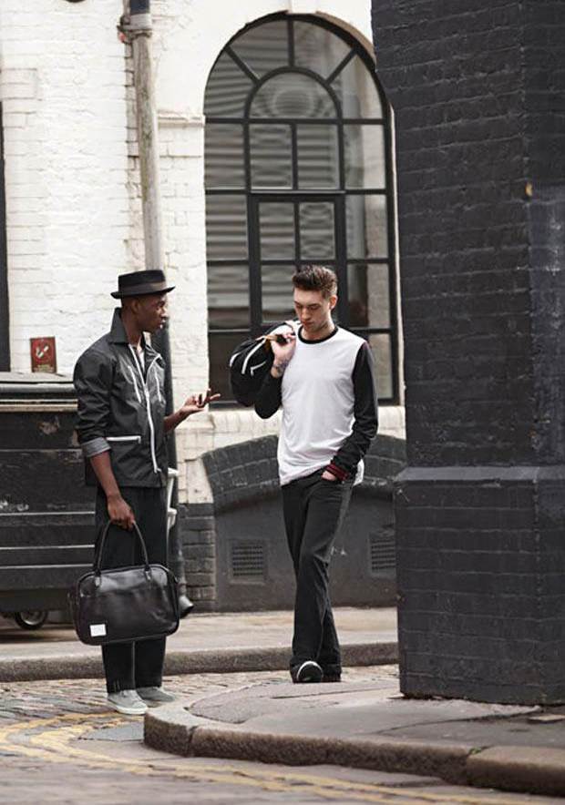 Adidas Originals Blue ile mavi sonbahar