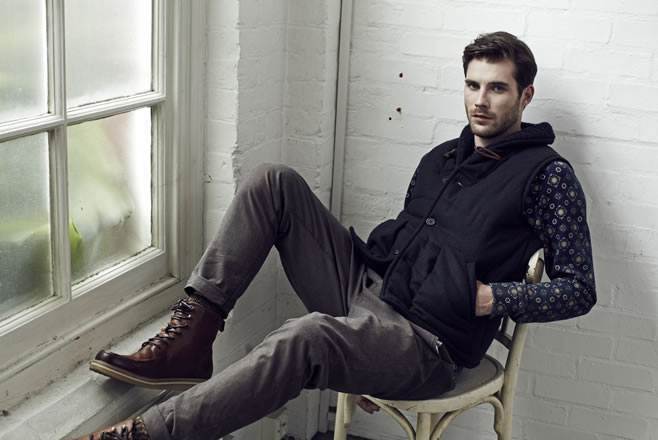 Modern erkeğe vintage stil