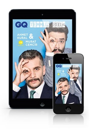  GQ Türkiye iPad/iPhone Temmuz sayısı yayında