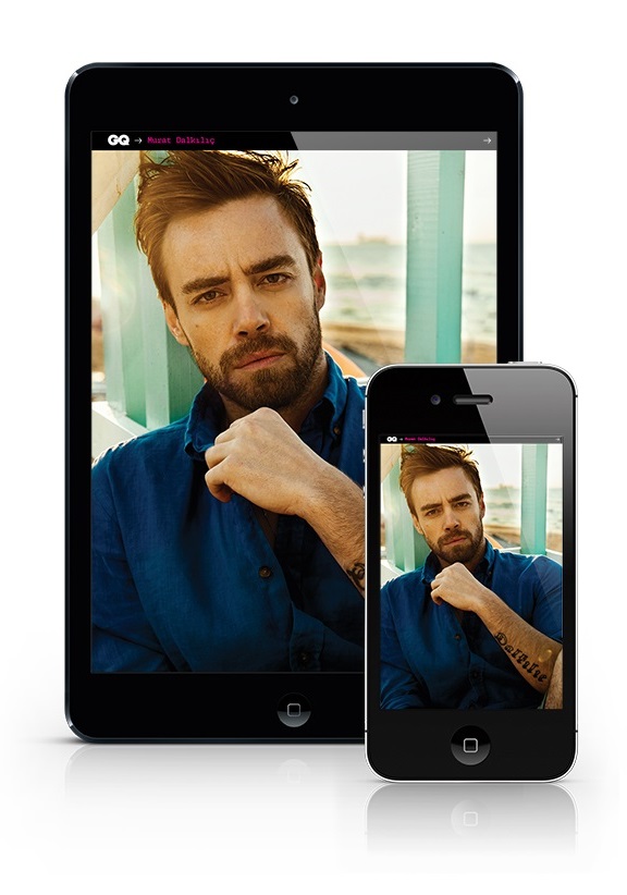 GQ Türkiye iPad/iPhone Ağustos sayısı yayında 