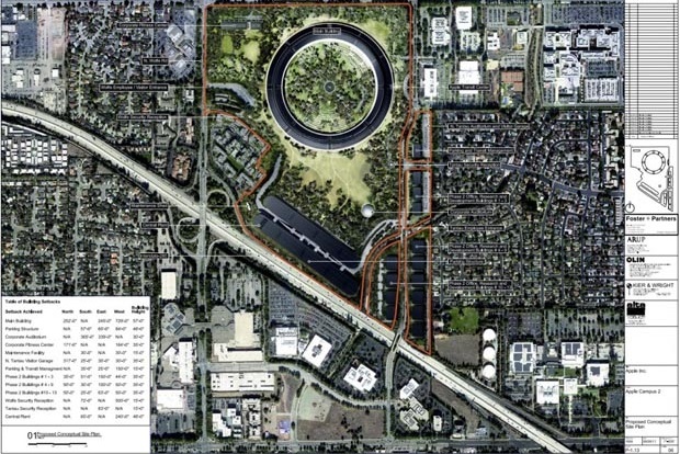 Apple üssü yapım aşamasında