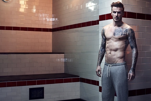 Beckham rahat bir şeyler giydi