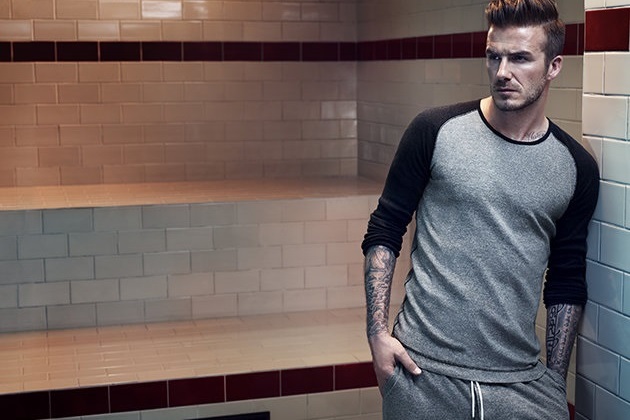 Beckham rahat bir şeyler giydi