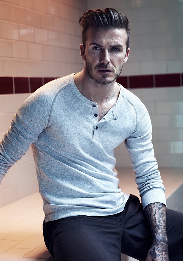 Beckham rahat bir şeyler giydi