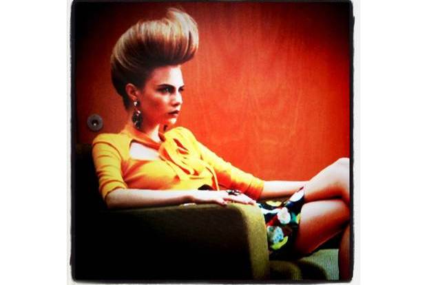 Süpermodeller Instagram'da