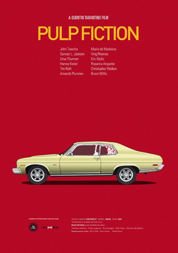 Bu afişlerin yıldızları otomobiller