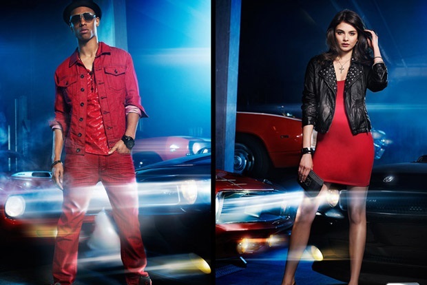 Asfaltta Guess imzası