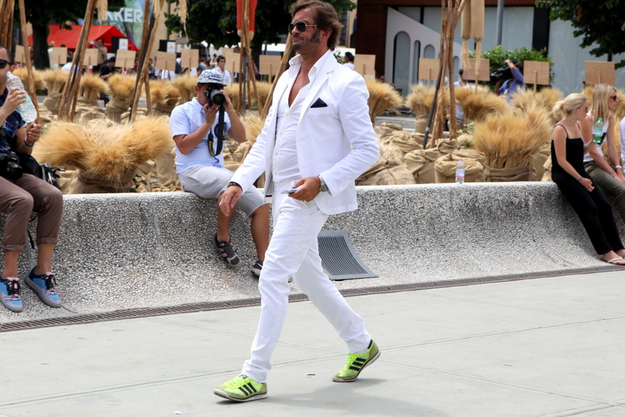 GQ Floransa sokaklarında