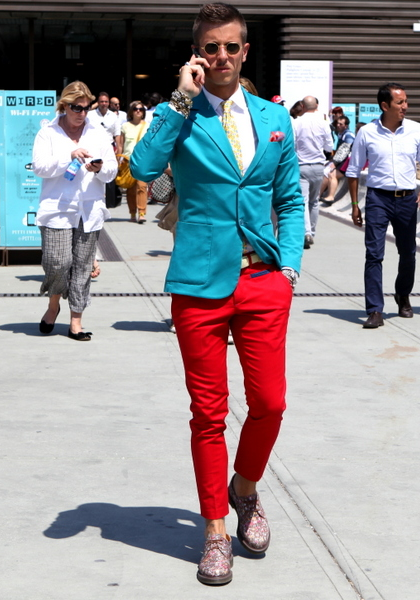 GQ Floransa sokaklarında