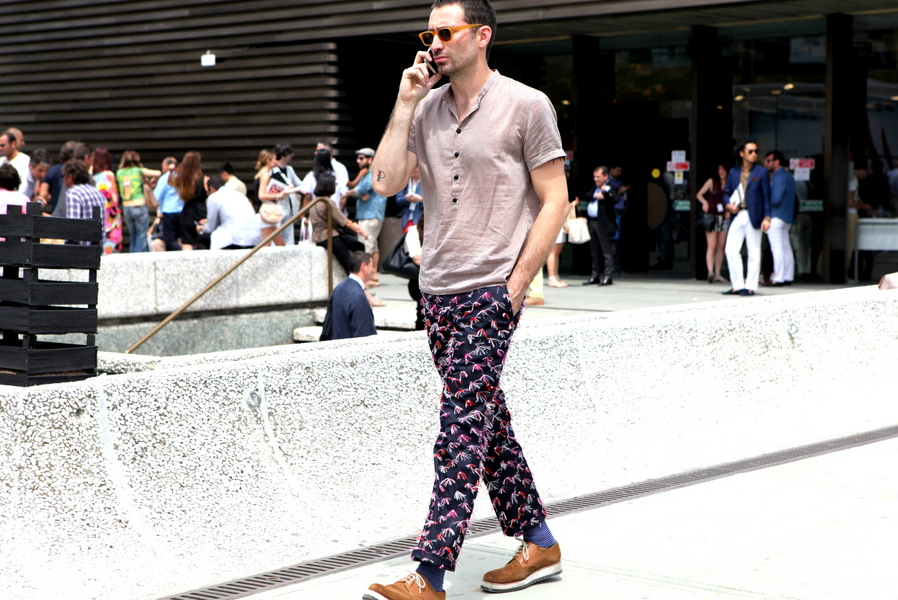 GQ Floransa sokaklarında