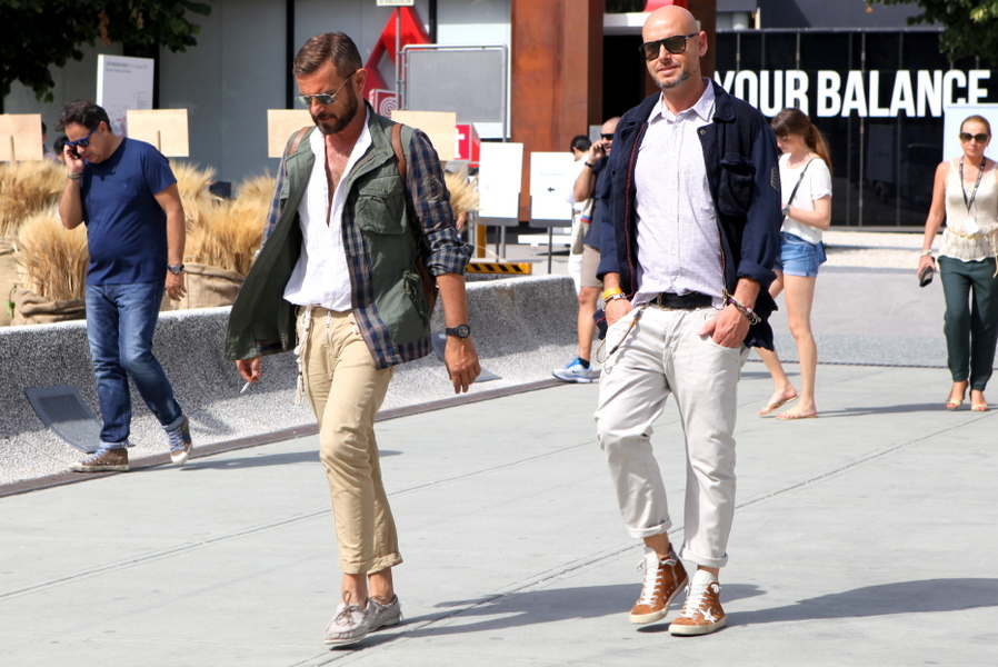 GQ Floransa sokaklarında