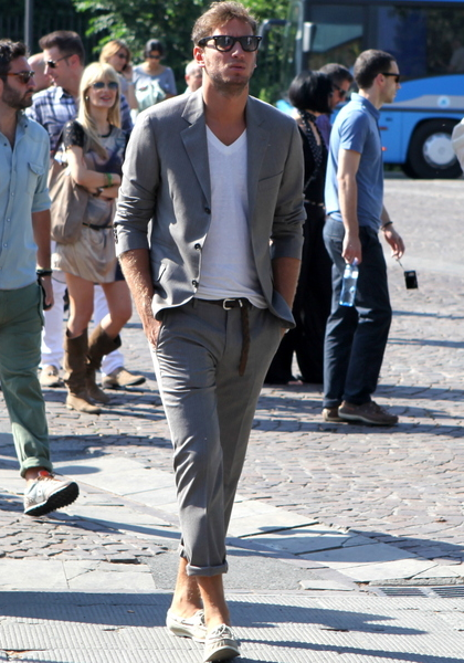 GQ Floransa sokaklarında