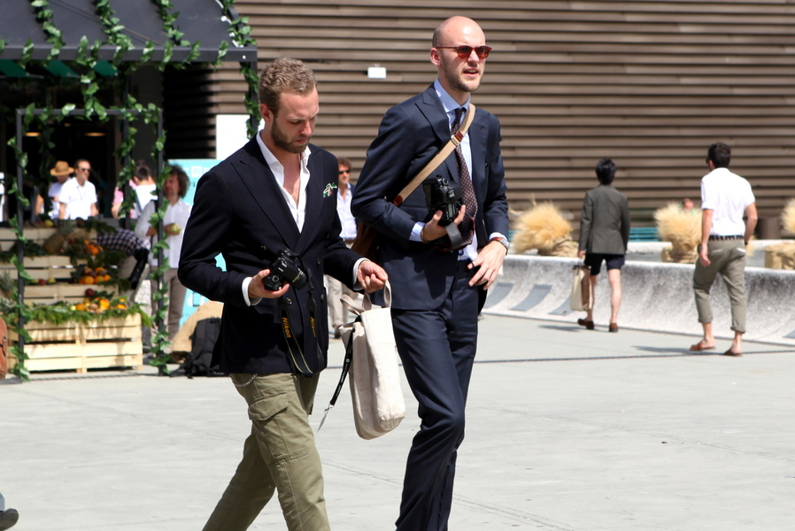 GQ Floransa sokaklarında