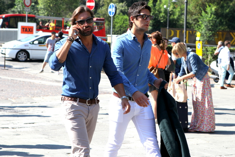 GQ Floransa sokaklarında