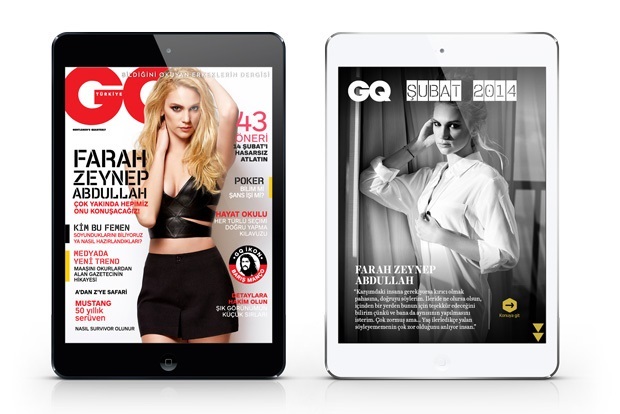 GQ Türkiye iPad Şubat sayısı yayında