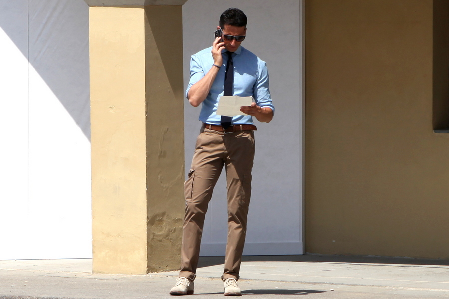 GQ Floransa sokaklarında