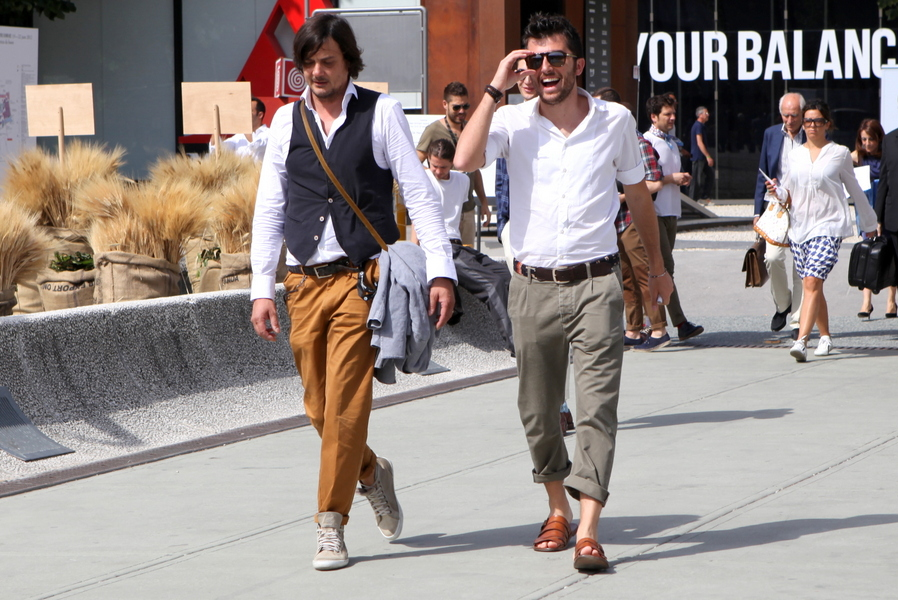 GQ Floransa sokaklarında