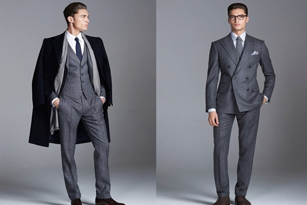 Takım elbisede İngiliz estetiği