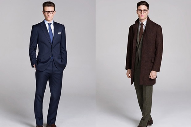 Takım elbisede İngiliz estetiği