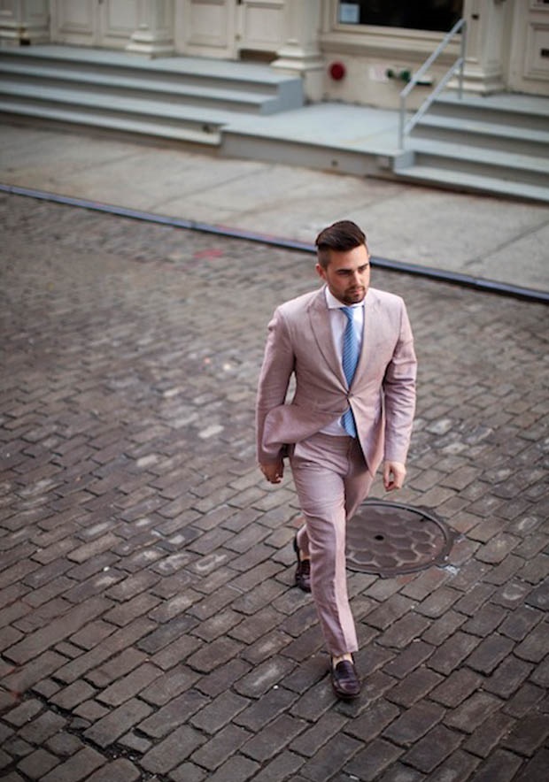 Takım elbisede J. Lindeberg imzası