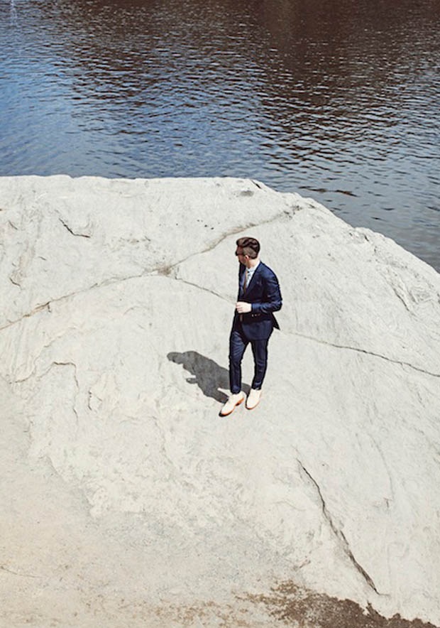 Takım elbisede J. Lindeberg imzası