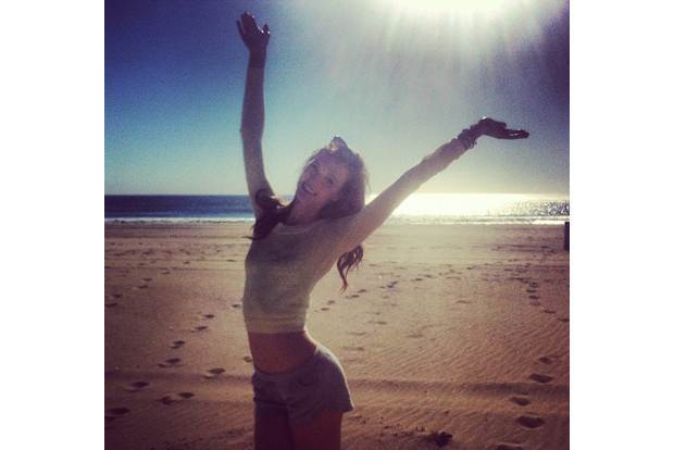 Süpermodeller Instagram'da