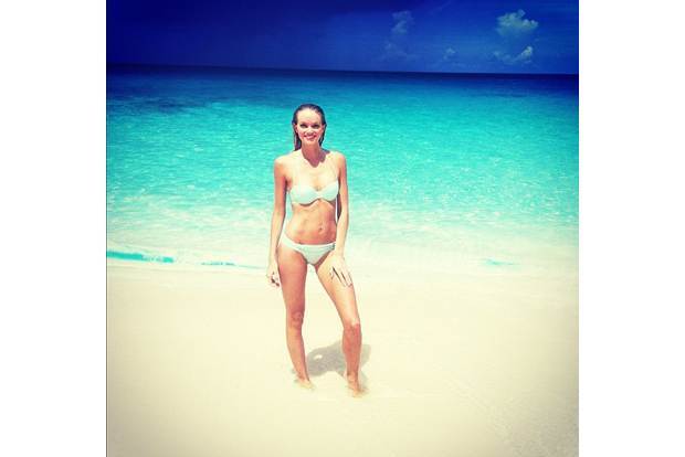 Süpermodeller Instagram'da